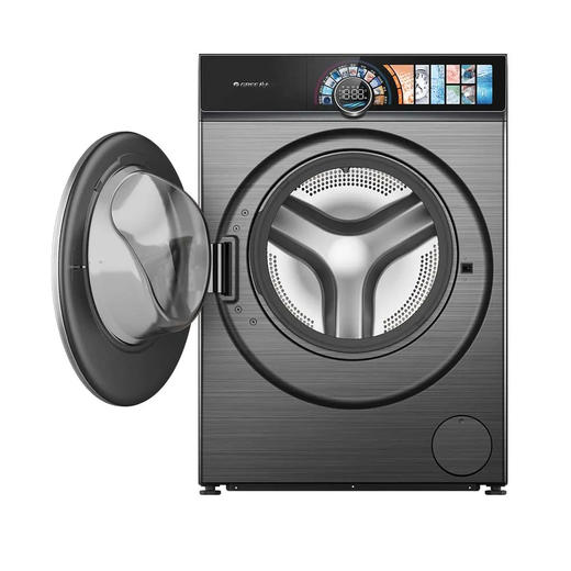 GREE格力臻柔滚筒洗烘一体机 10kg 超快洗烘 至臻柔护 XQG100-DWD1401Fa1（珍珠黑） 商品图2