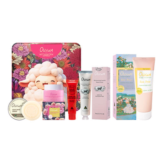 Oliviam澳莉维亚花小羊5件套礼盒 商品图3