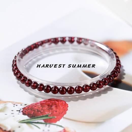 【徐艺洋同款】硕夏珠宝 天然石榴石显白气质手链单圈手串 SX23 商品图1