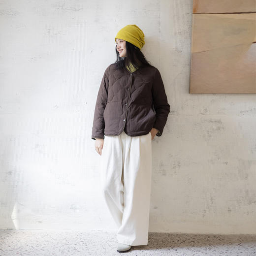 特绽放713朵/暖芯菱格羽绒服·90白鹅绒双面穿轻薄短款羽绒服新款 商品图1