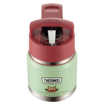 膳魔师（THERMOS）儿童保温杯饭盒316L不锈钢宽口辅食罐焖烧杯提手学生带勺上学TCFF 商品图6