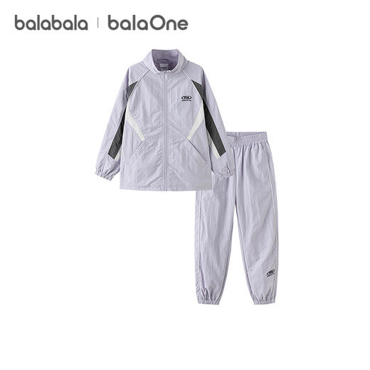 巴拉巴拉balaOne儿童套装男童女童长袖2件套2025新款秋装运动防风 商品图4