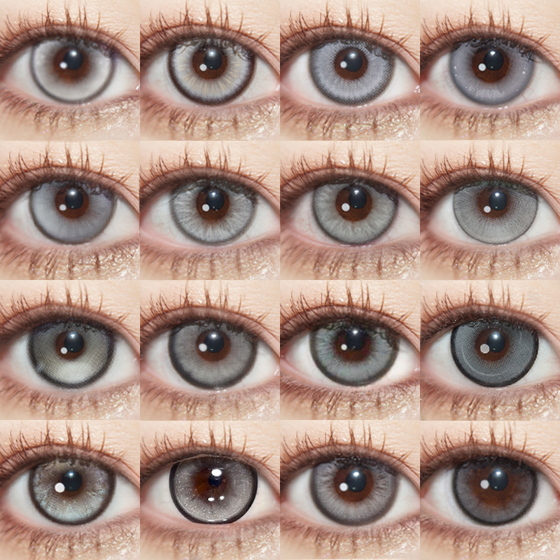 【合集】MyukiCon 灰色COS色系美瞳 金刚钻/月球灰/银狼/机械眼泪/跃动心跳灰/白月光/银瞳玩偶/暗夜银湖/未知世界灰/神圣区域/光晕灰/水水暗夜/烛龙蚀月/冰透时刻 银色银灰显色 自然日常