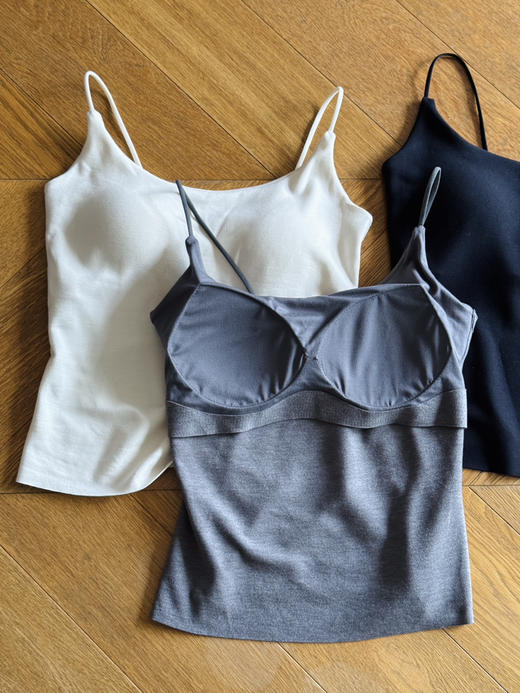 25秋冬-裸感舒适 二合一“隐形BRA”打底吊带背心【包邮+三天无理由退换】 商品图12