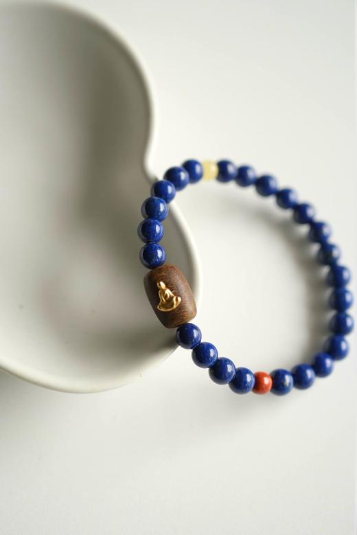 临时福利秒杀品 阿富汗青金本命佛手串与念珠 约卡6 是平安的祝愿 商品图4