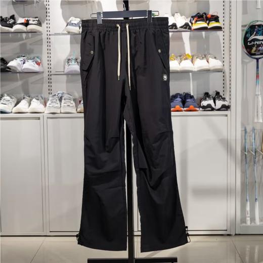 李宁男子2025春季平脚宽松运动裤AYKV099-2 商品图1