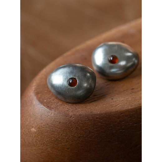 牧衣游 文艺复古简约设计感耳环 岁音【不支持会员折】 商品图1