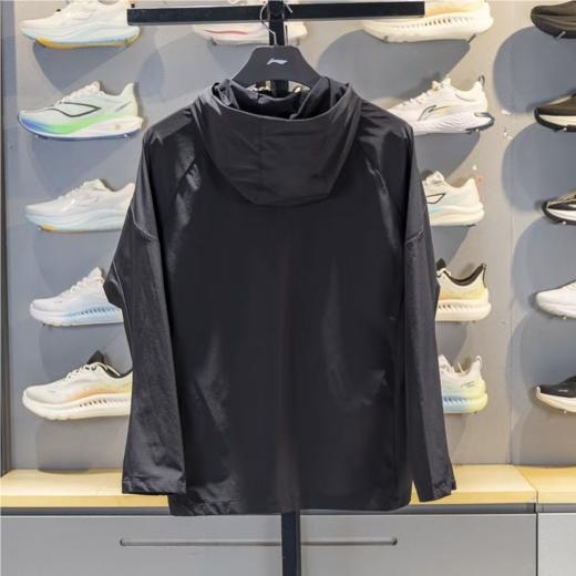 李宁男子2025春秋防泼水休闲连帽运动夹克外套AFDVB59-1 商品图1