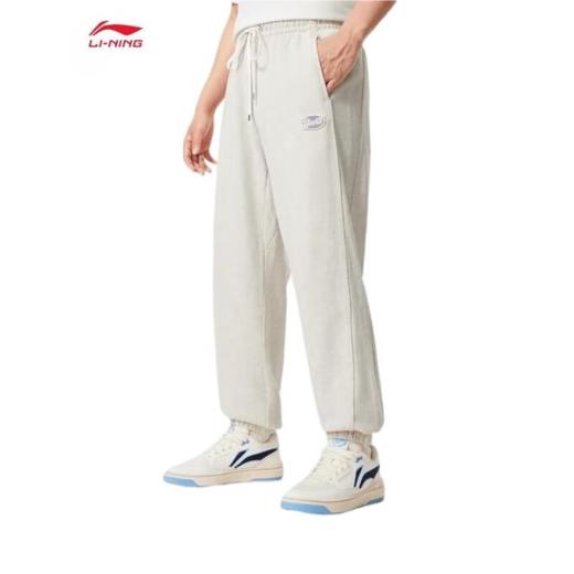 李宁男子2025秋季束脚宽松运动裤AKLV213-2 商品图1