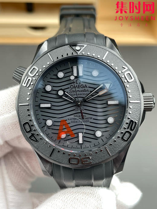 墨黑海马 桀骜登场 欧米茄新品VS海马300米系列 全黑陶瓷海马 男士腕表 8806一体机 表径43.5mm 商品图2