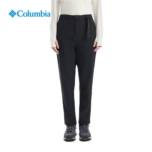 哥伦比亚户外25秋冬新品女子拒水绒面内里保暖长裤XR4991010 商品图0