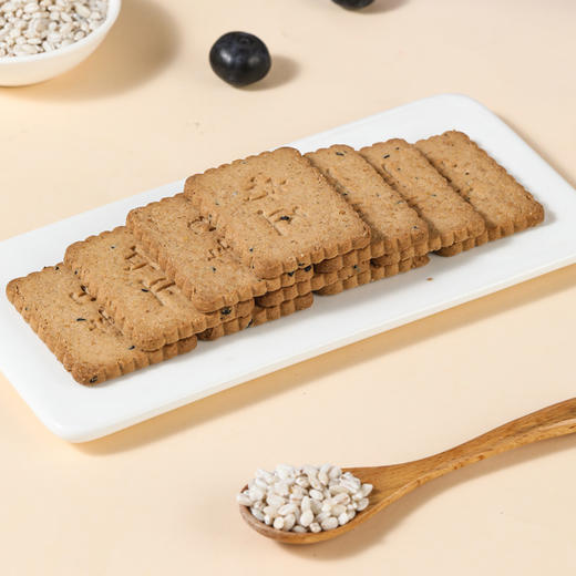 奇正青稞 青稞低GI无糖饼干 慢升糖 真正的糖友饼干288g/盒*2 商品图2