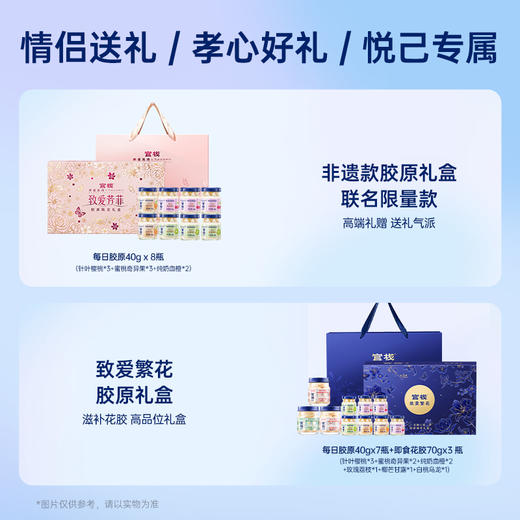【女神节】官栈 金蝶花胶每日胶原致爱芳菲礼盒 40g*8 商品图3