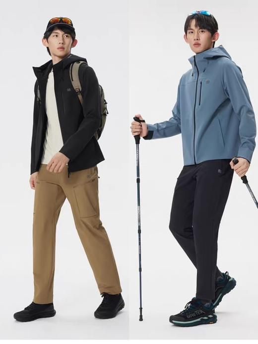 1022-5  两棵树 男士加绒 软壳连帽 冲锋衣 懂天气的脾气更懂你的品位 商品图0