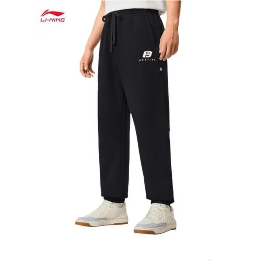 李宁男子2025秋季束脚宽松运动裤AKLV215-3 商品图0