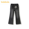 【商场同款】巴拉巴拉儿童裤子女童冬加绒牛仔长裤2025新款喇叭裤 商品缩略图4
