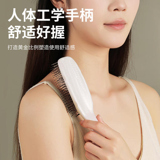 【72小时内发货】有专利的头皮养护梳！Modway 养护按摩梳 干湿两用按摩梳 蓬松 洁净 便携 防静电 梳子 常规款/迷你款 商品图9
