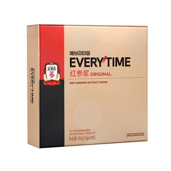正官庄EVERYTIME人参红参浆300g 焕新升级加倍浓缩 健康礼盒滋补礼品 /传统滋补 /滋补参茸 /人参 商品图3