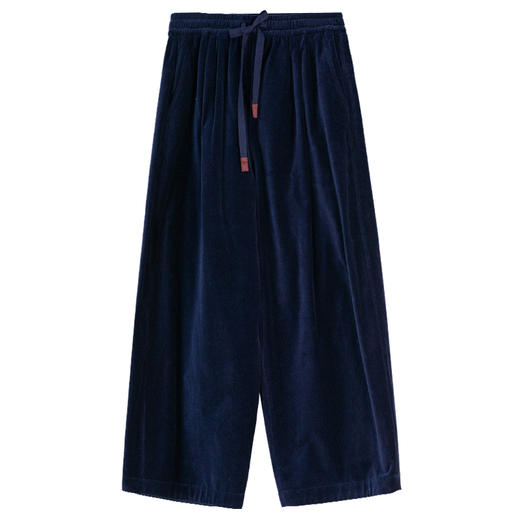 牧衣游原创 净色棉绒裤子女冬季新款保暖厚实百搭宽松休闲裤 琳课 商品图4