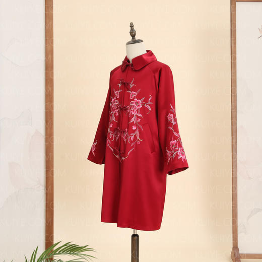 【福天华】高级寿衣女罩衣“花香藤蔓”百年工艺传统寿服 商品图1