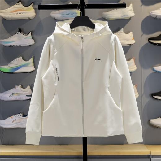 李宁女子2025春秋休闲连帽运动夹克外套AFDVC10-2 商品图2