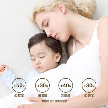 德佑婴儿绵柔巾一次性洗脸巾干湿两用加厚洁面纸巾100抽*10包兔兔巾 商品图2