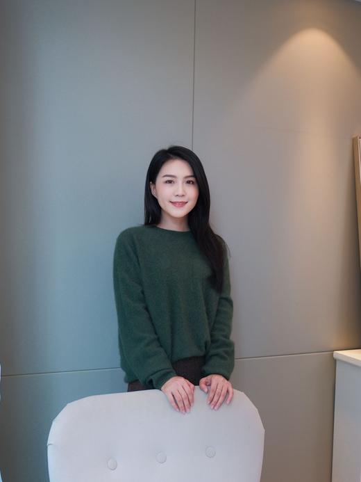 慵懒微光|简约羊绒拉毛上衣 商品图6
