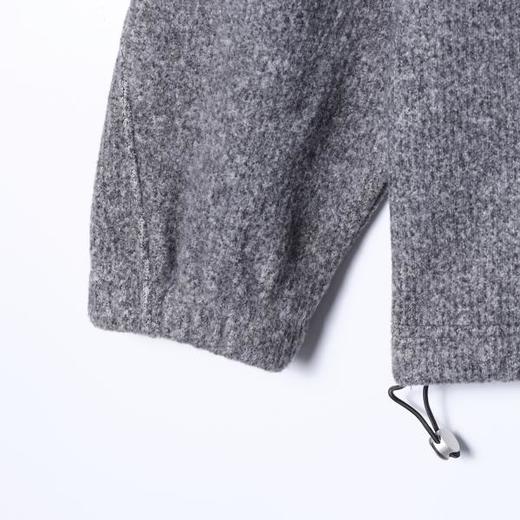 52028SDSA秋冬新款痞帅男装领口鸡眼拉链设计立领卫衣下摆松紧百搭休闲 商品图4