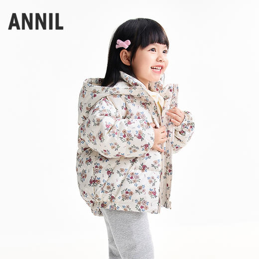 【实体店同款】女童短款羽绒服冬季新款安奈儿童装XG545456 商品图2