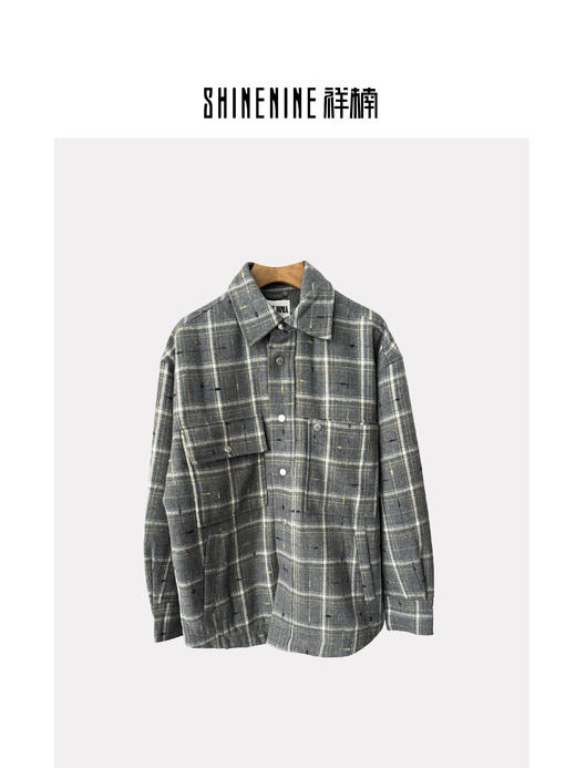 529716格纹棉服 商品图0