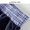 a minimal club格纹撞色裤腰直筒休闲卫裤水洗微吊档AM59SP07 商品缩略图4