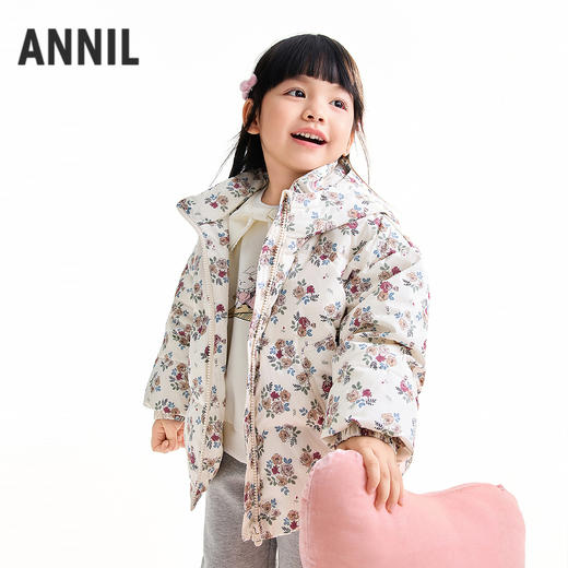 【实体店同款】女童短款羽绒服冬季新款安奈儿童装XG545456 商品图1