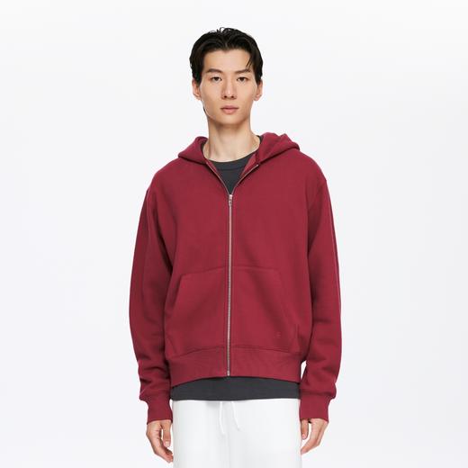 oneup运动加厚抓绒拉链连帽卫衣（男女同款） 商品图1