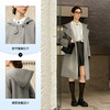 OLrain欧芮儿灰色双面呢外套女冬季2025年新款高级感连帽大衣 商品缩略图1