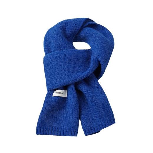 轻奢礼盒装 秋冬保暖围巾 冬季纯色针织时尚百搭款新款毛线围脖 商品图4