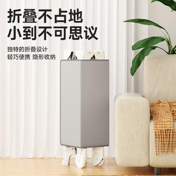 coolbaby可折叠婴儿床多功能便携式婴儿床可移动儿童床962NC-冬雪灰升级款 商品图2