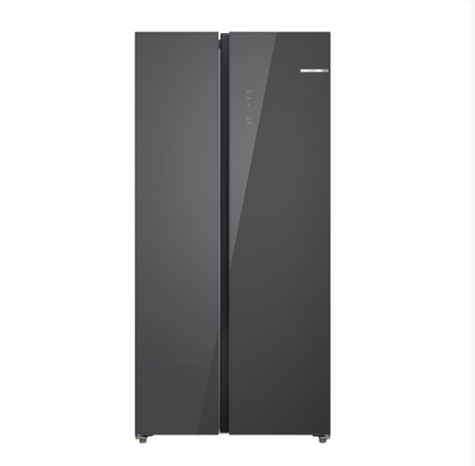博世 冰箱 K1A98EA59C 512升 零嵌嵌入式 对开门 风冷 变频 一级能效 底部散热 玻璃面板 星际灰