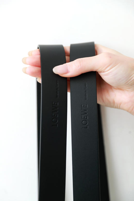 心动气质穿搭，金属铜扣牛皮腰带。植鞣牛皮复古黑色皮带C102266 商品图13