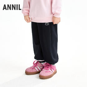 【实体店同款】女童全腰针织夹裤冬季新款安奈儿童装XG546011
