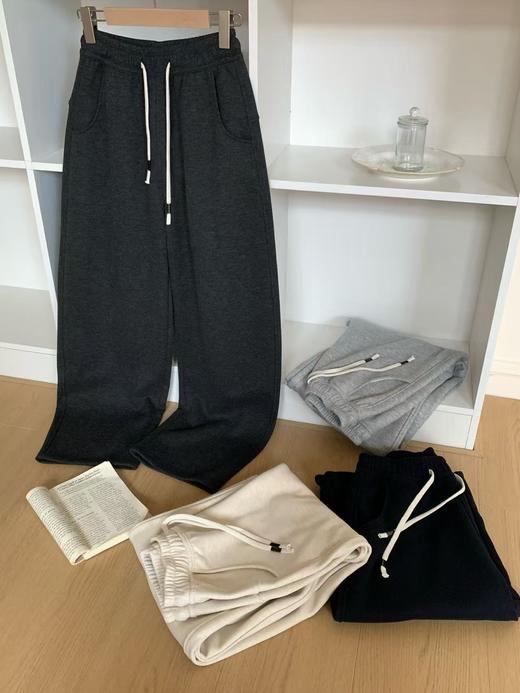 北方一条过冬的裤子 加绒蚕丝羊毛阔腿裤 商品图11