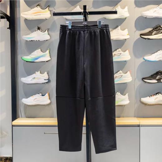 李宁男子2025秋季平脚针织宽松运动裤AKLVA39-2 商品图1