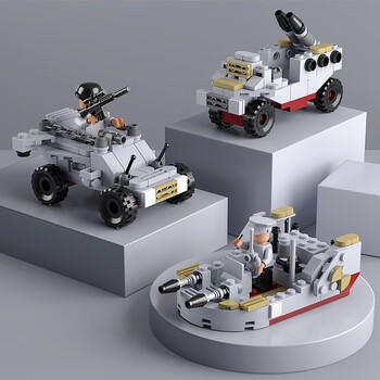 星涯优品儿童积木玩具兼容乐高积木拼装拼插军事模型男孩6-8-10岁生日礼物 商品图4