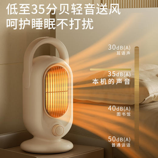 秋冬【复古暖风机】小型家用PTC陶瓷发热 取暖器大功率桌面宿舍礼品  商品图3