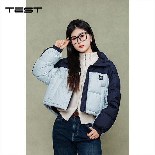 冬上新活力减龄时尚撞色面包服羽绒服2254019 商品图1