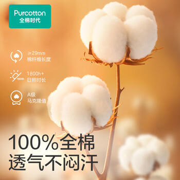 全棉时代儿童空调被纱布夹棉被纯棉宝宝棉被开学幼儿园四季寻秋1.2x1.5m 商品图6