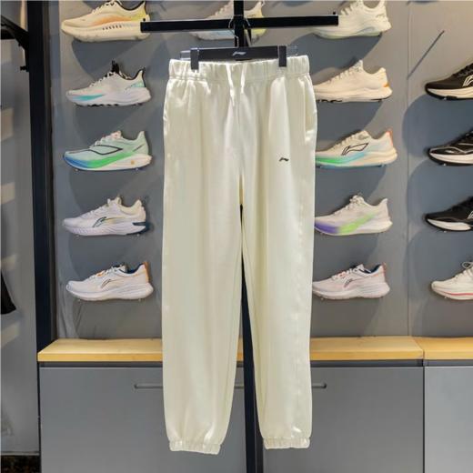 李宁女子2025秋季束脚宽松运动裤AKLV334-1 商品图1