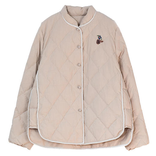 牧衣游原创手绣红嘴雁羽绒短外套冬保暖 福利款 屿石不支持会员折 商品图4