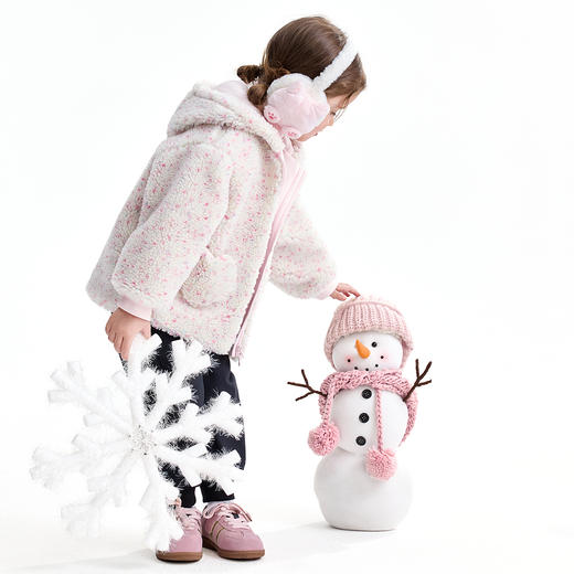 【实体店同款】女童连帽外套冬季新款安奈儿童装XG545049 商品图5