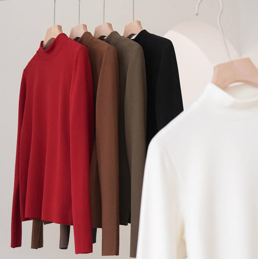 女款德绒3.0版蚕丝恒温衣（半高领） 商品图3