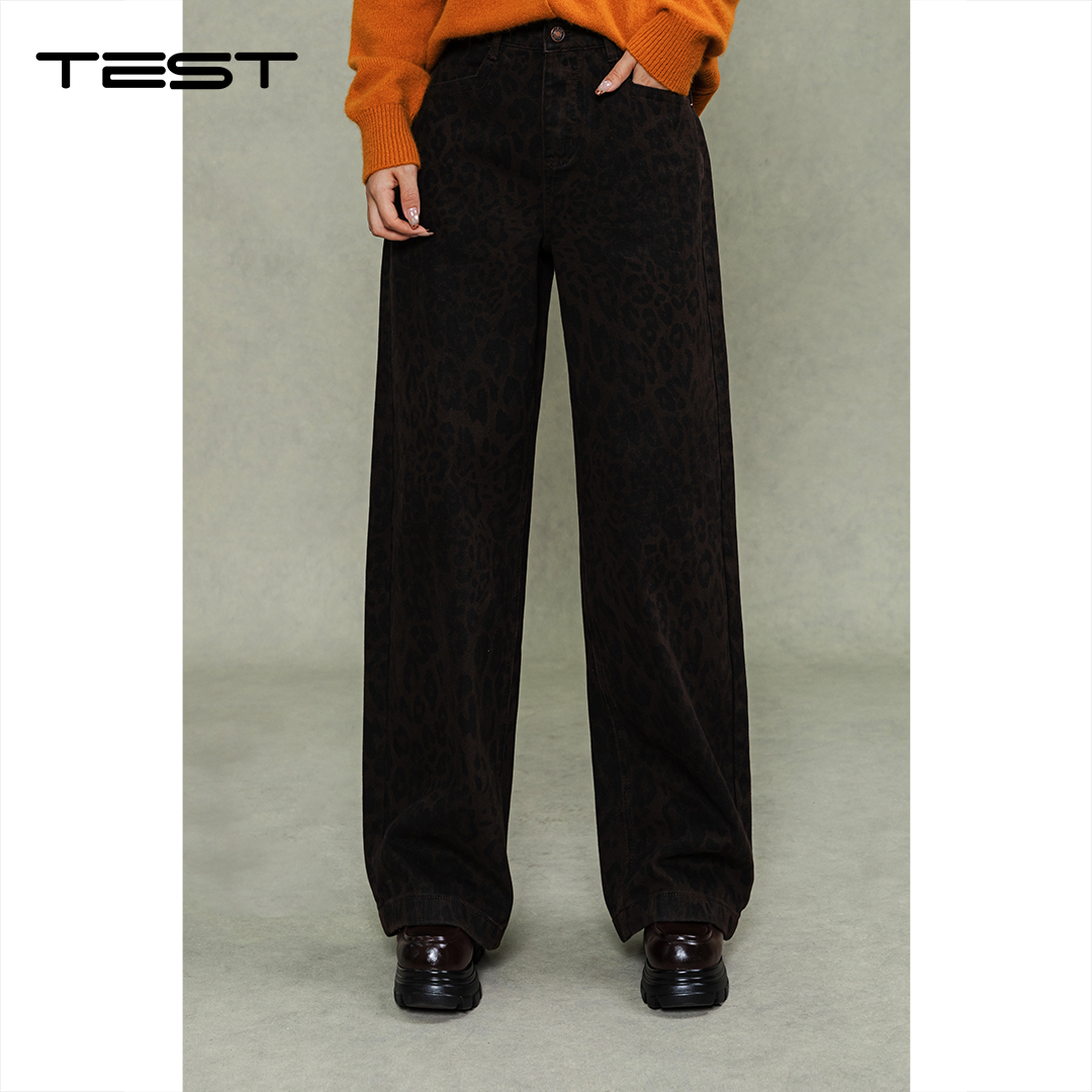 冬上新时尚轻松打造复古摩登感阔腿牛仔裤3254014